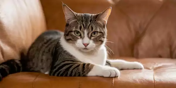 How to remove cat urine smell from a leather chair